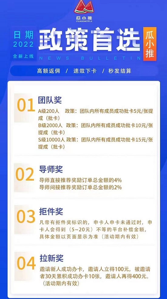 瓜小推平台注册流程